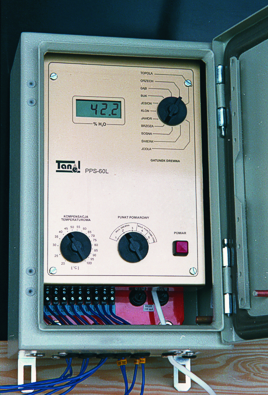 Układ do pomiaru wilgotności i temperatury w suszarniach PPS-60